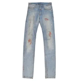 Dior blood splatter denim 30