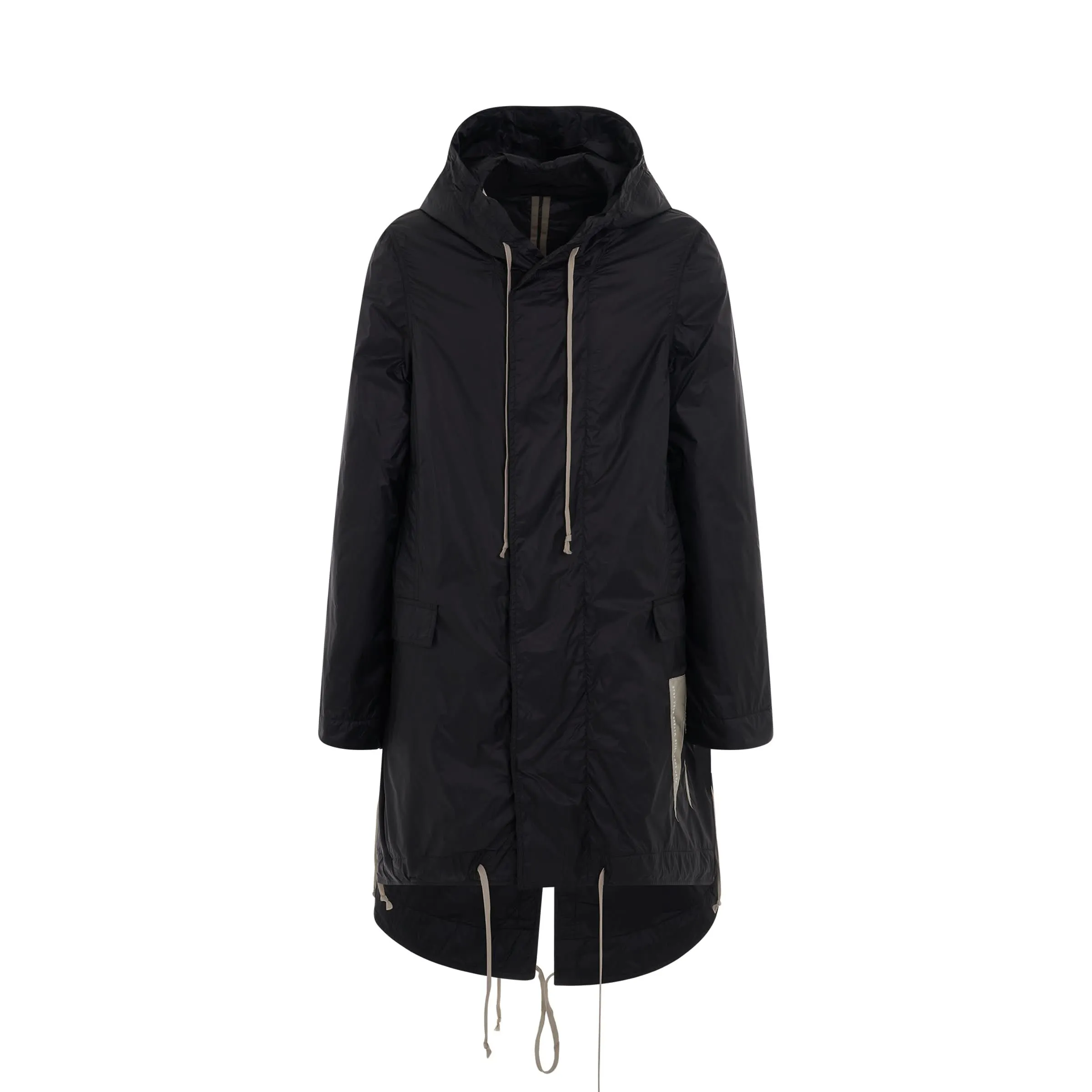 DRKSHDW Fishtail Padded Coat in Black