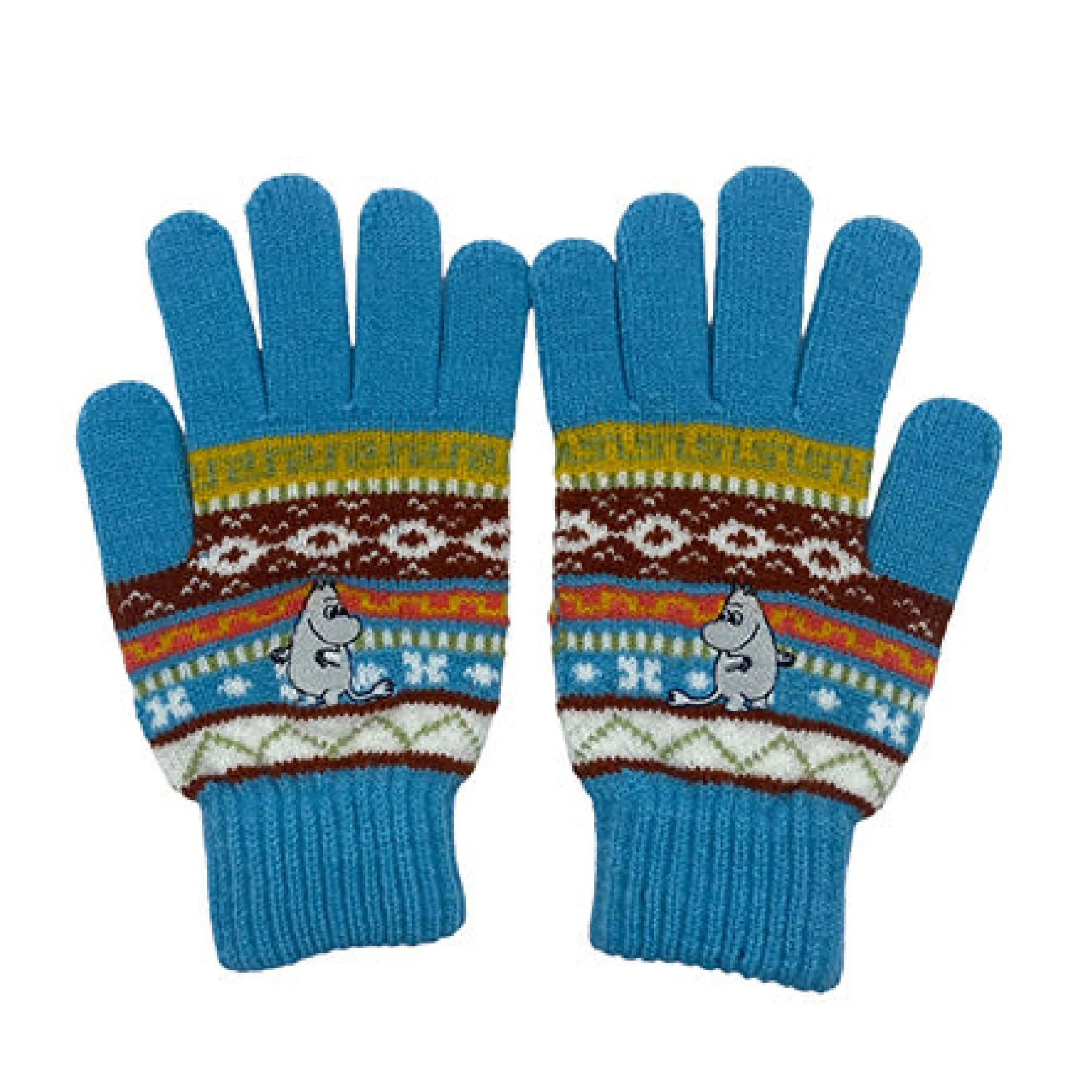 Fair Isle Gloves Moomintroll