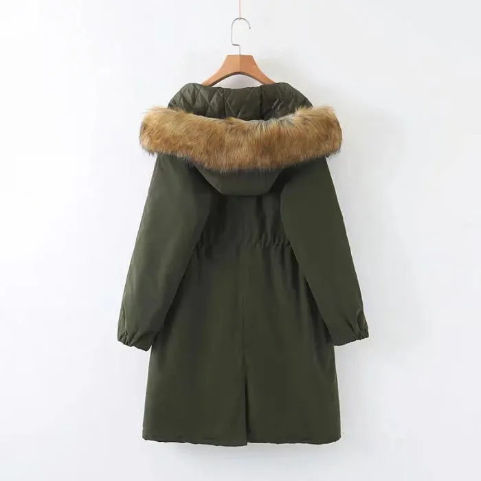 Faith Fur Hooded Parka