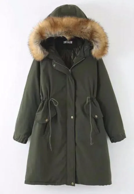 Faith Fur Hooded Parka