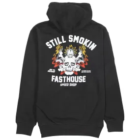 Fasthouse Smoke & Octane Hooded Pullover - Black