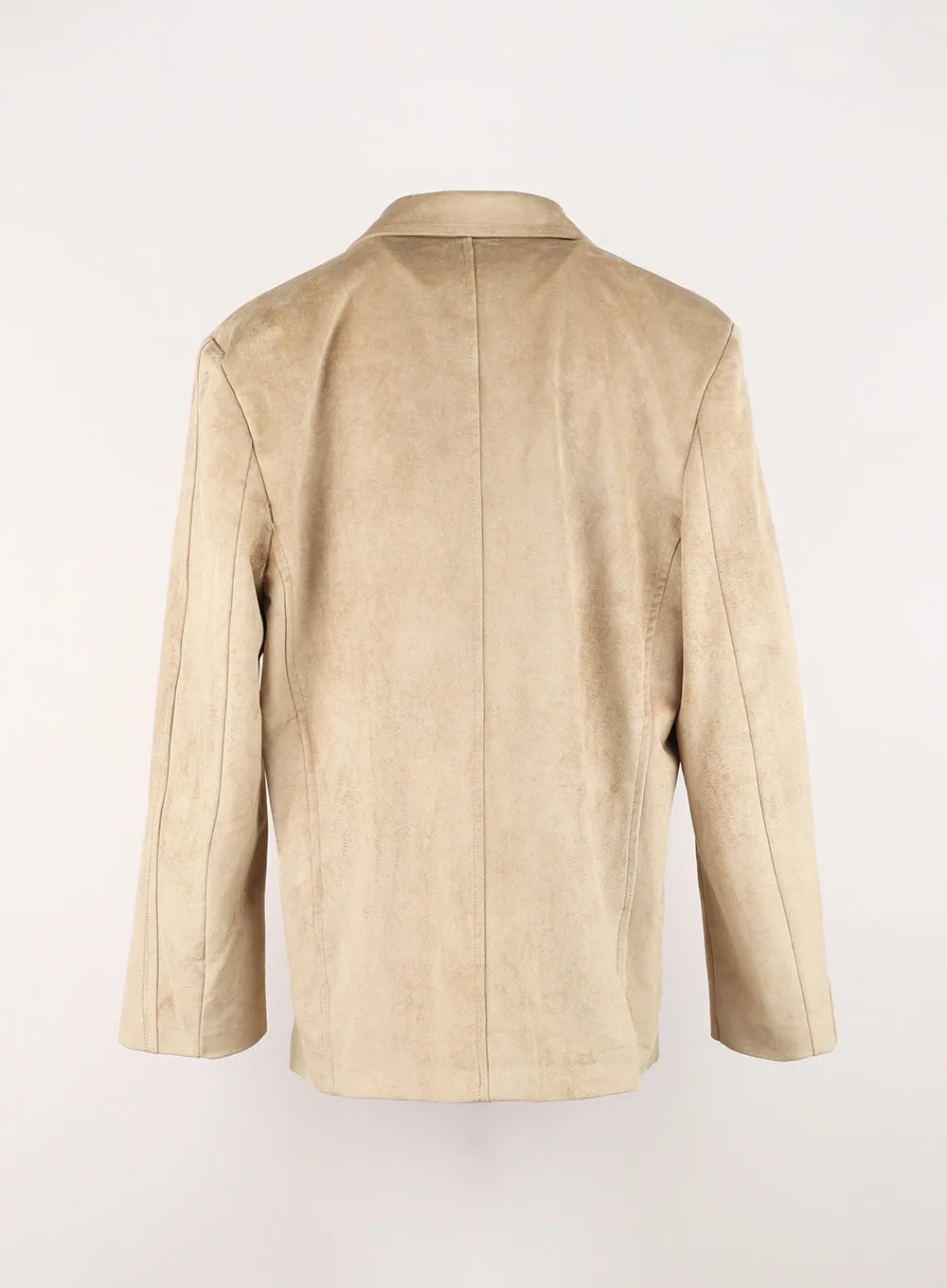 Faux Suede Blazer Jacket IN301