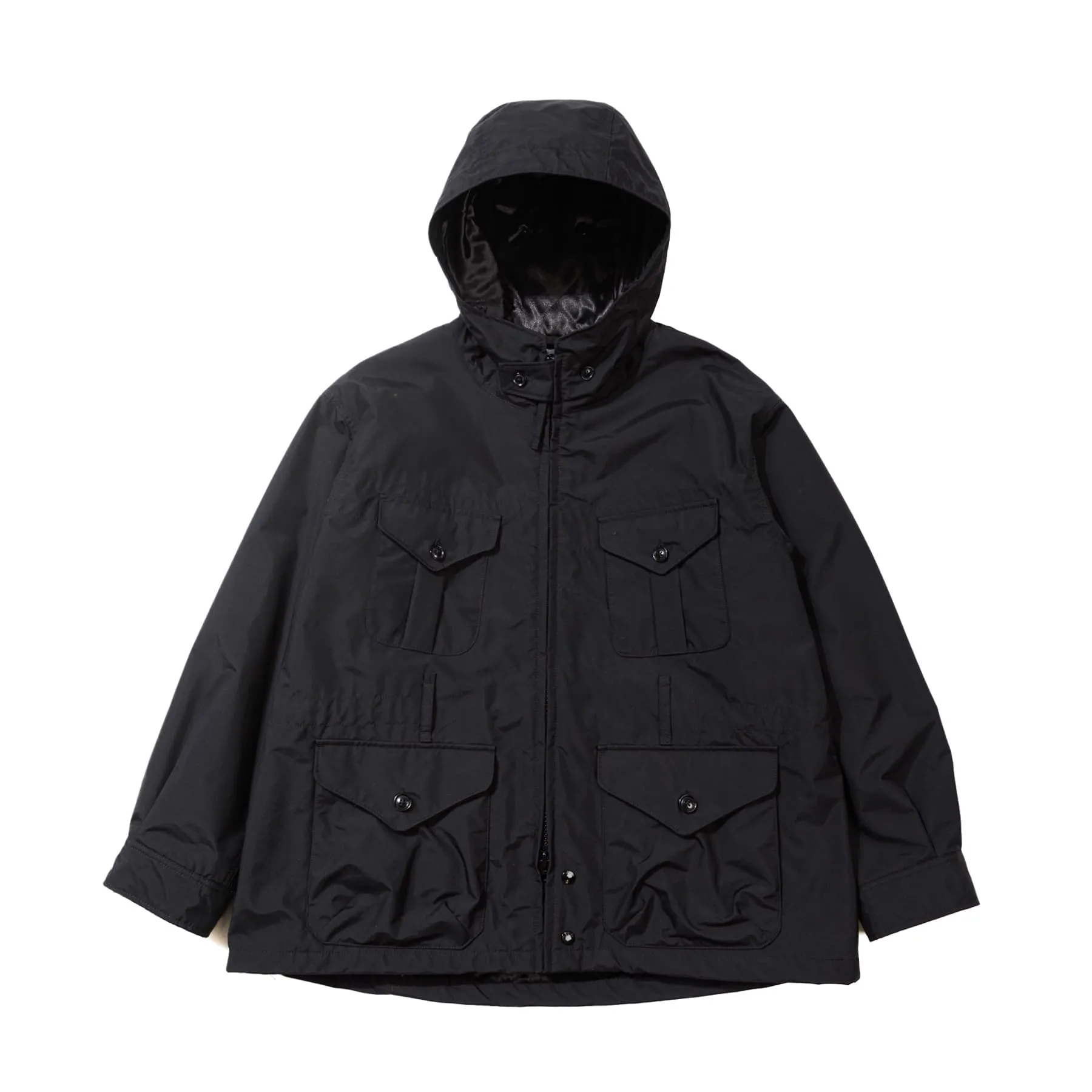 Field Parka - Black Nylon 3 Layer Cloth