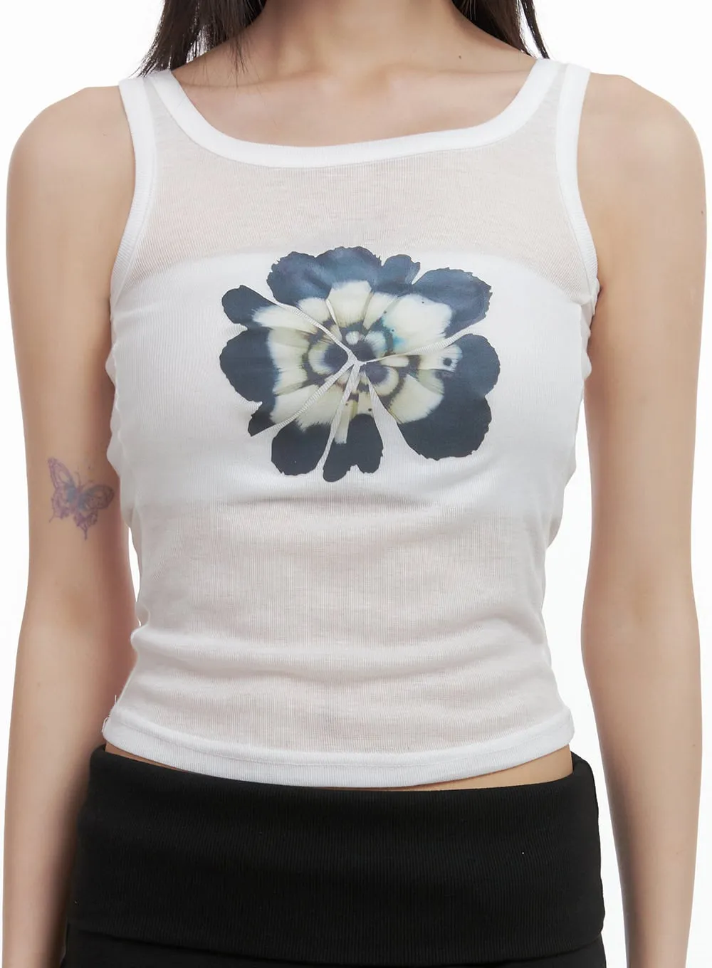 Floral Slim Camisole CO410