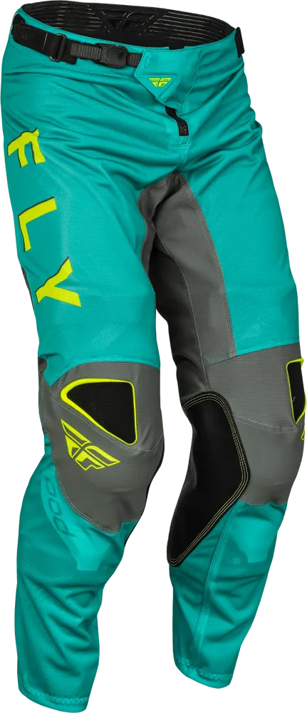 Fly Racing Kinetic Mesh S.E. Kore Pants Hi-Vis/Teal/Grey