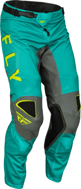 Fly Racing Kinetic Mesh S.E. Kore Pants Hi-Vis/Teal/Grey