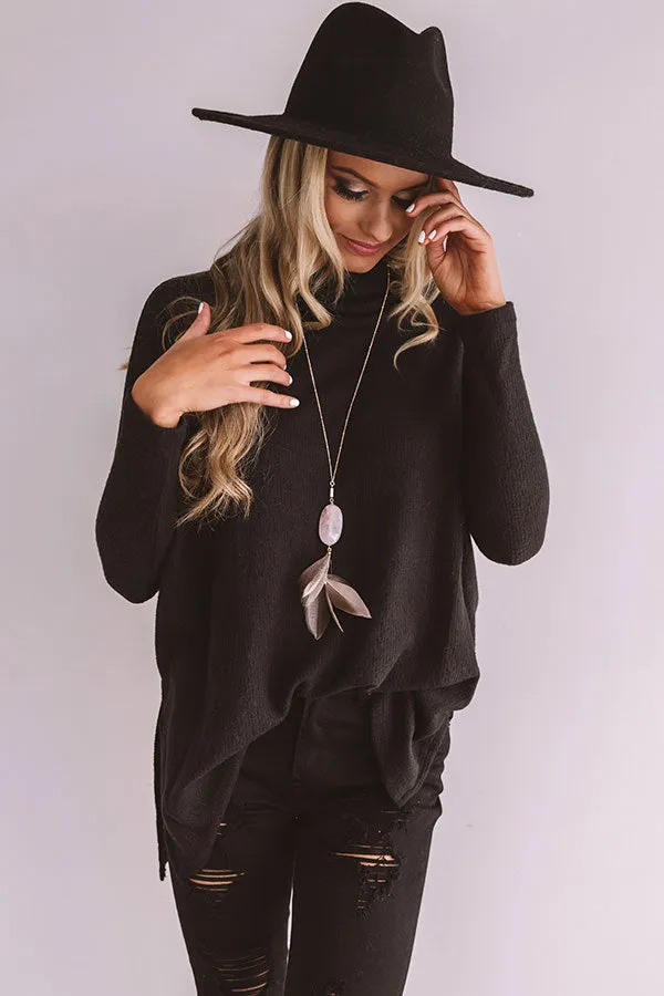 Flying Private Shift Tunic In Black
