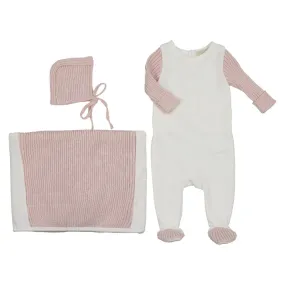 French Heather Layette Set