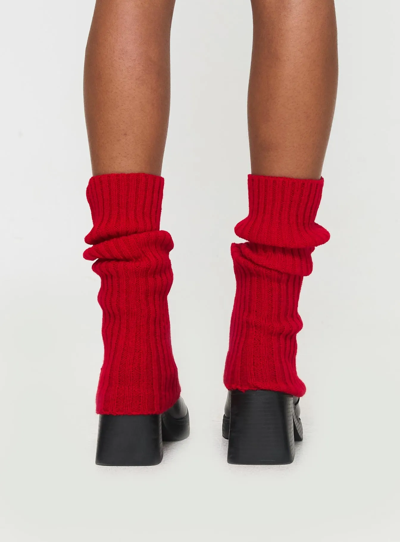 Frolick Legwarmers Red