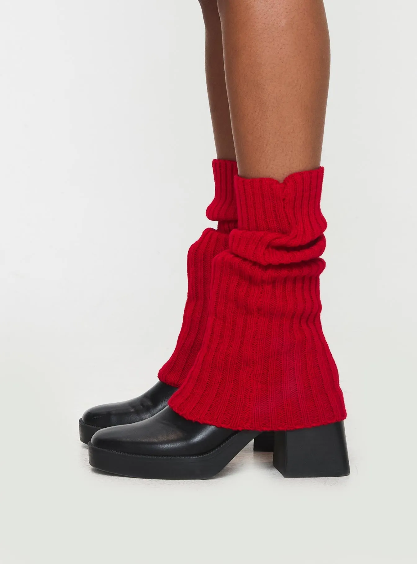 Frolick Legwarmers Red