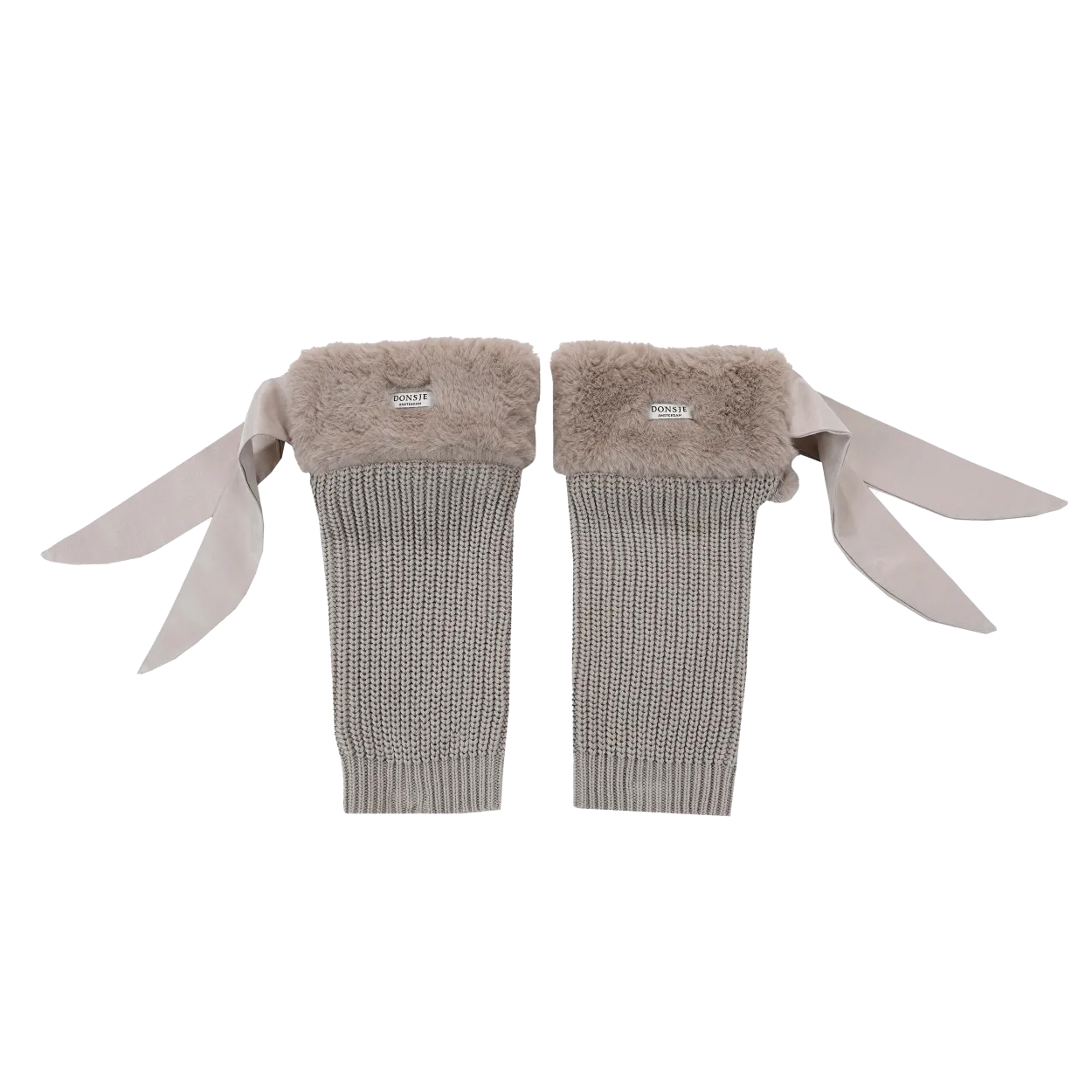 Gina Leg Warmers | Taupe Teddy