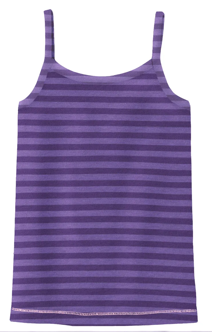 Girls Camisole - Stripes | Purple