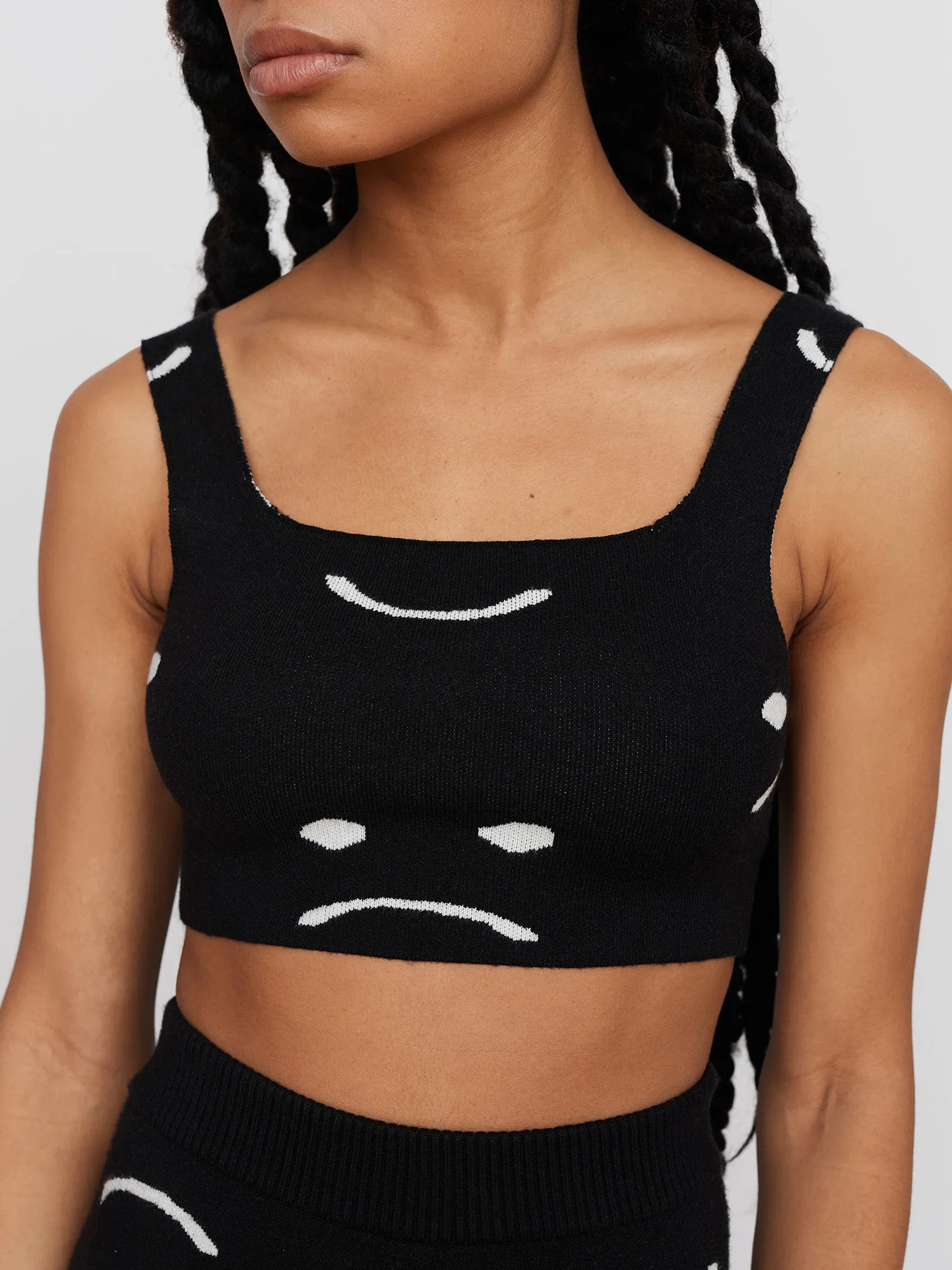 Happy Sad Knit Top