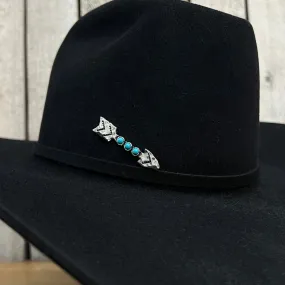 Hat Pin | Arrow w/ Turquoise Accent