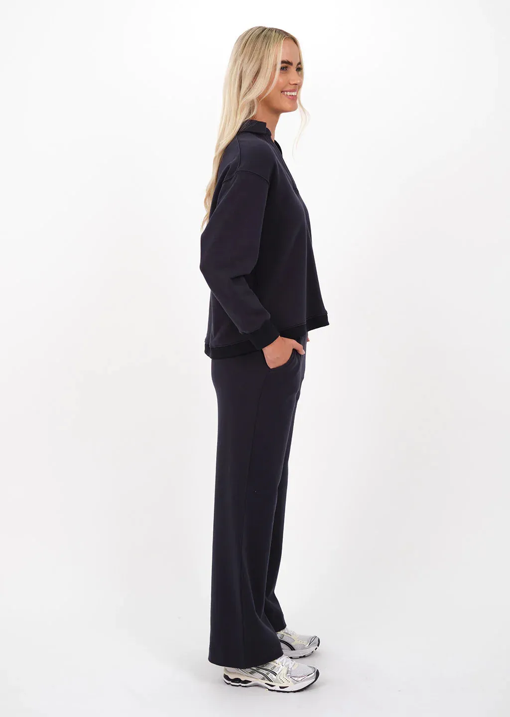 Haze Track Pant in Midnight