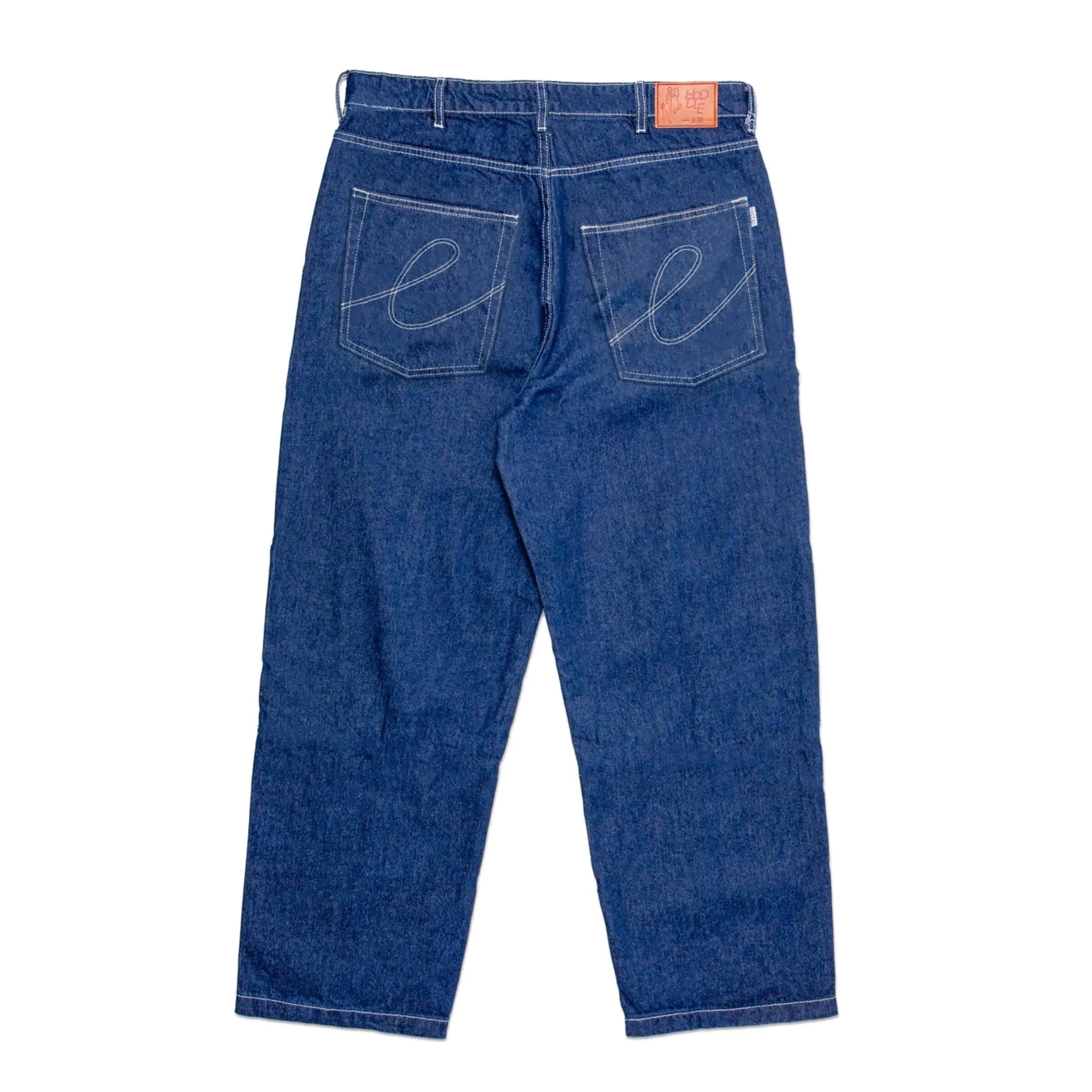 Hoddle 16o Denim Ranger Jean: Indigo Denim/White Stitch