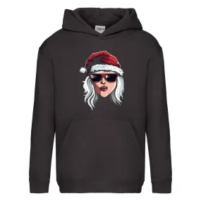 Hoodie Kinder - Coole Weihnachtsfrau