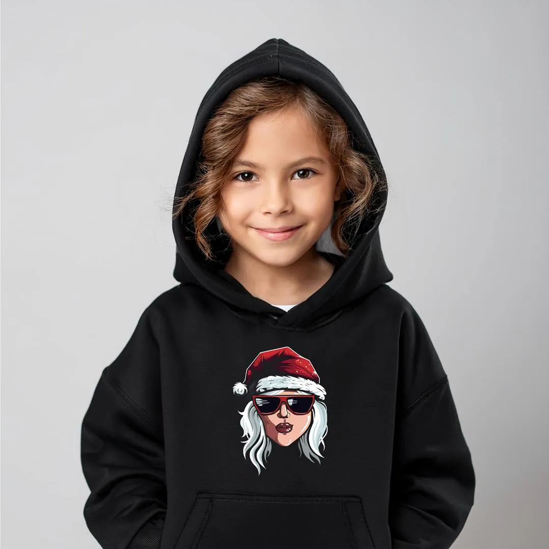 Hoodie Kinder - Coole Weihnachtsfrau