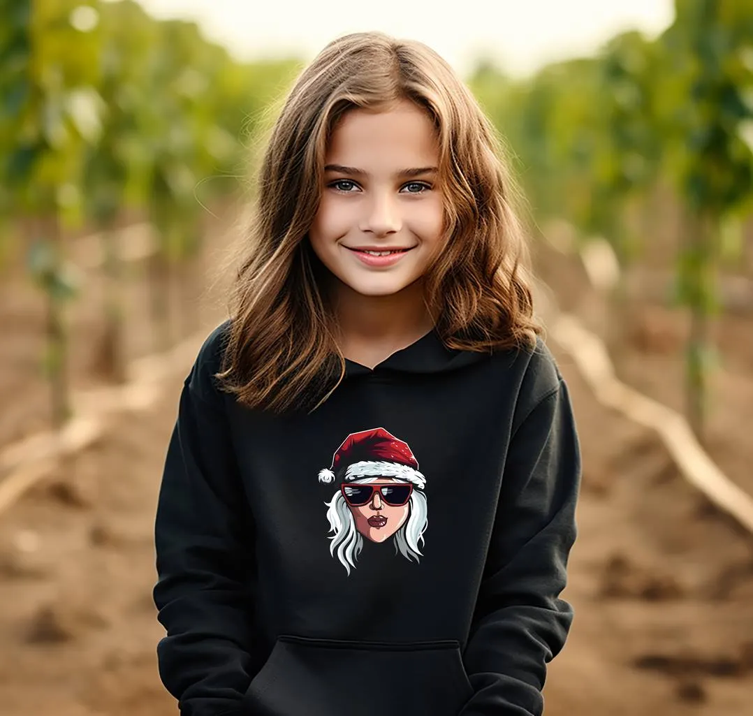 Hoodie Kinder - Coole Weihnachtsfrau