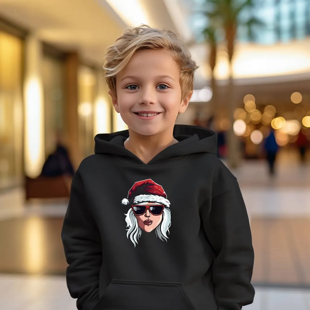 Hoodie Kinder - Coole Weihnachtsfrau