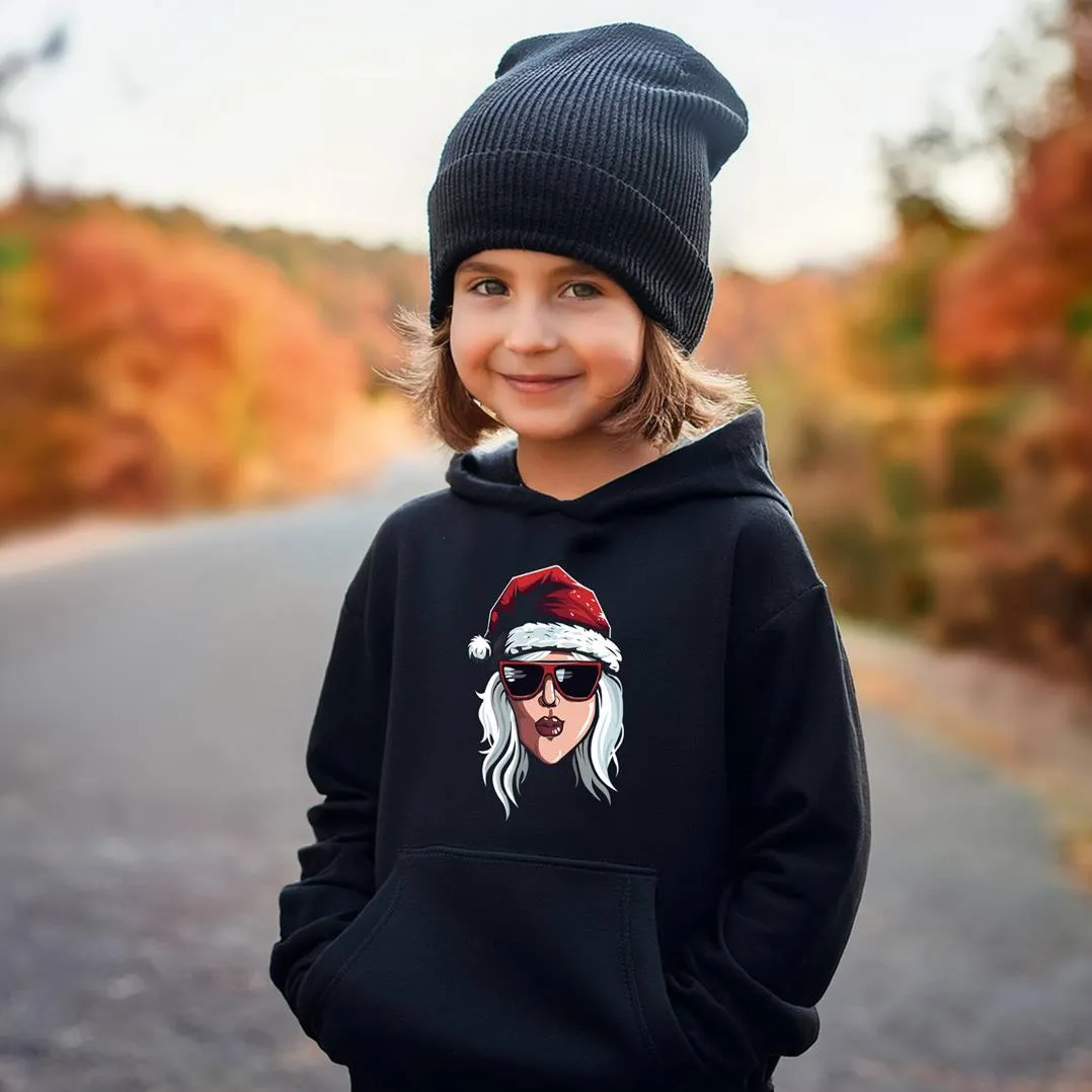 Hoodie Kinder - Coole Weihnachtsfrau