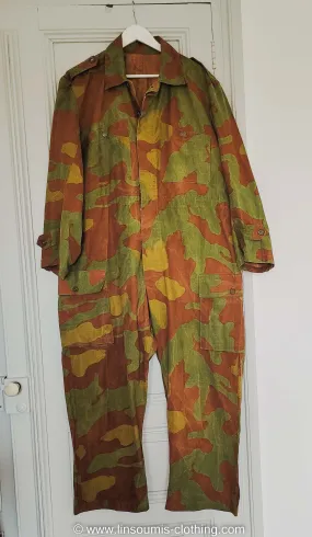 Italian  paratrooper tanker San Marco camo  coverall ww2 / combinaison italienne de para camo San Marco