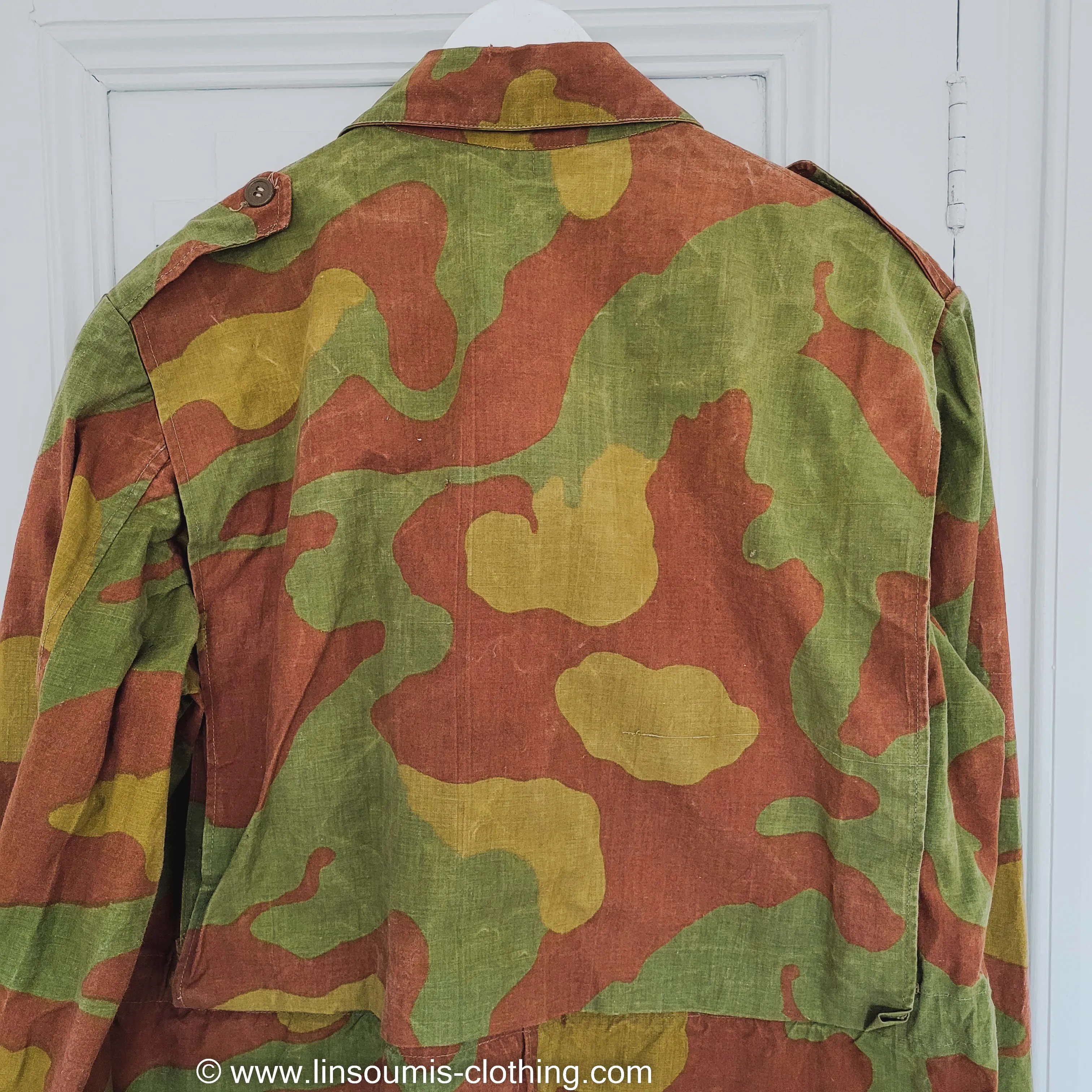 Italian  paratrooper tanker San Marco camo  coverall ww2 / combinaison italienne de para camo San Marco