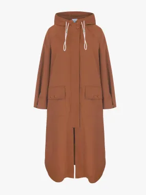 Jai hooded trench coat