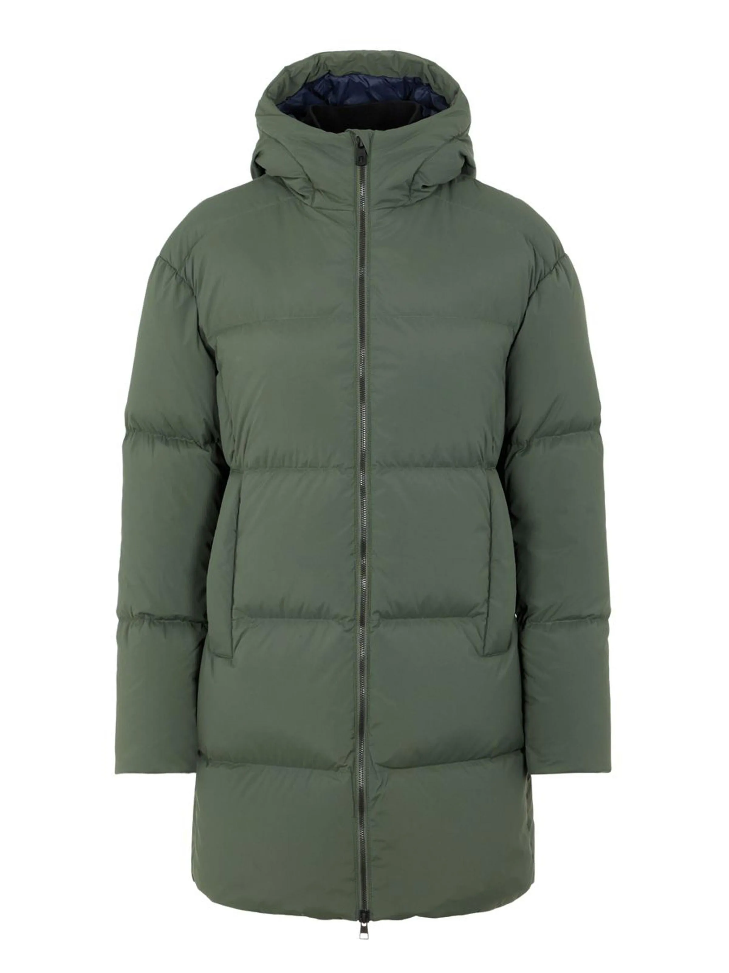 J.Lindeberg Womens Radiator Down Parka Coat - THYME GREEN