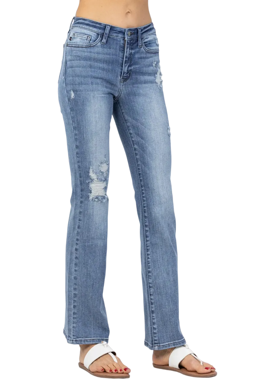 Judy Blue Women's High Waist Boot Cut Jeans