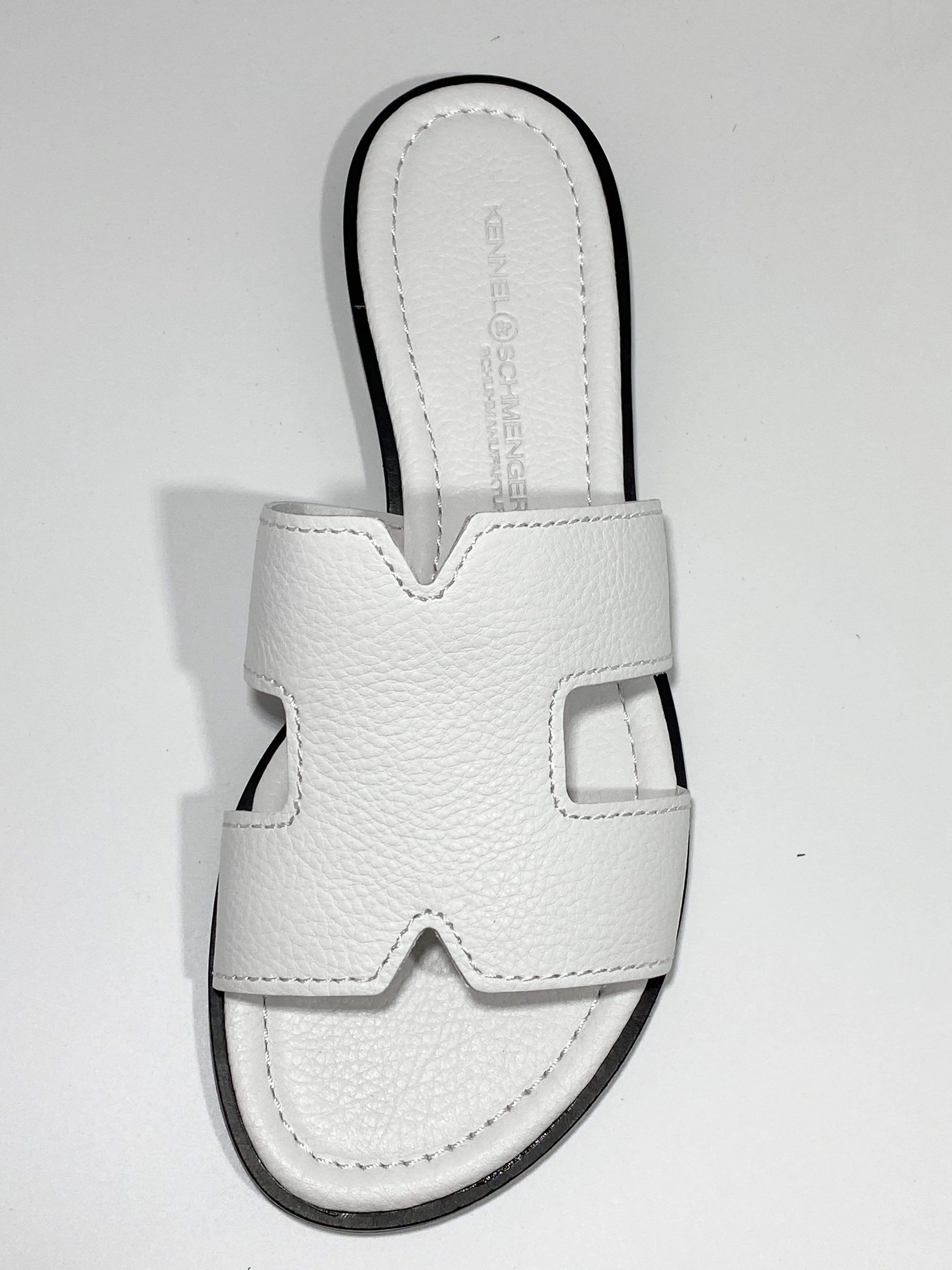 Kennel & Schmenger Kito White Flat Sandal  31-96650-223