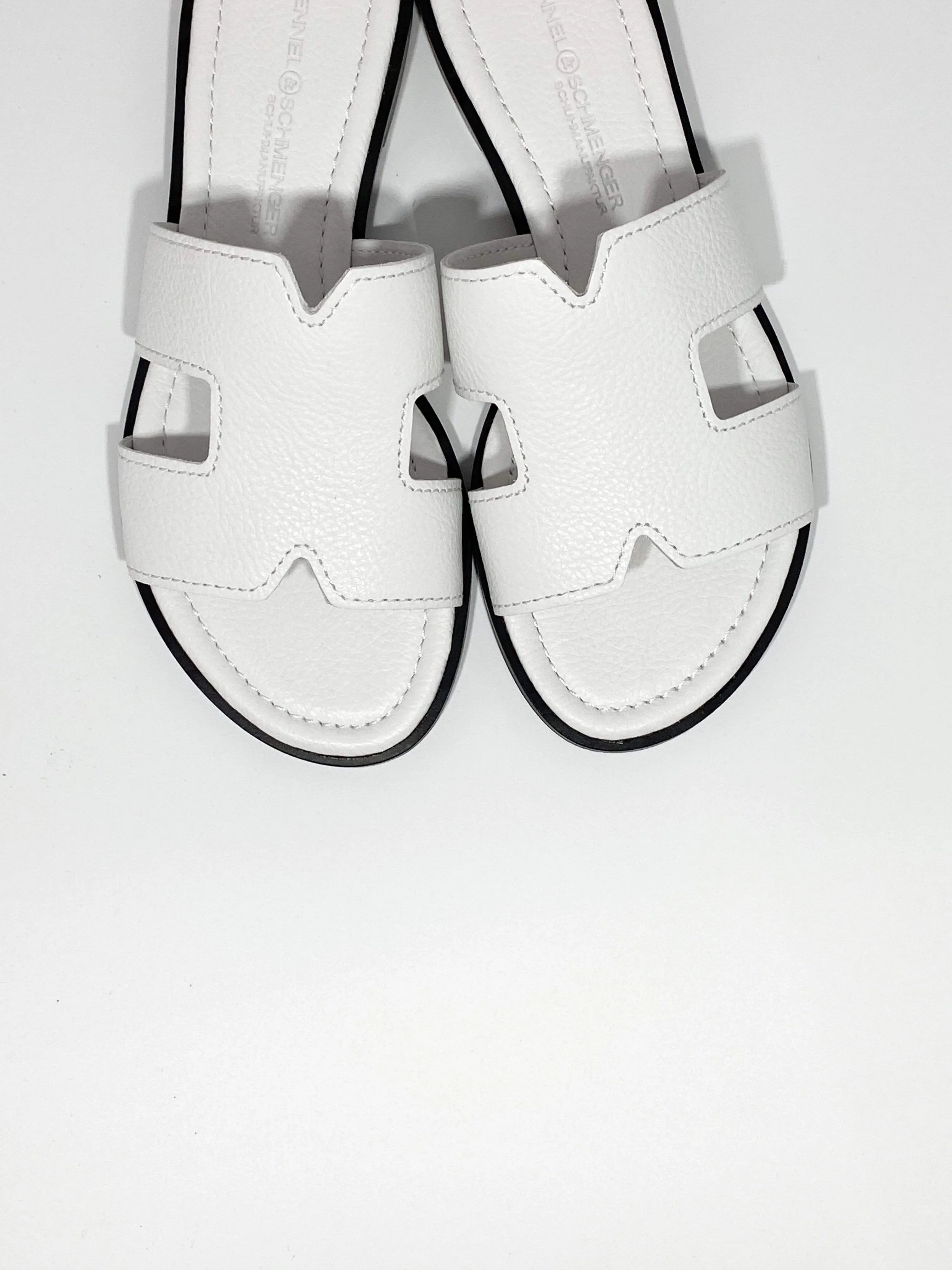 Kennel & Schmenger Kito White Flat Sandal  31-96650-223