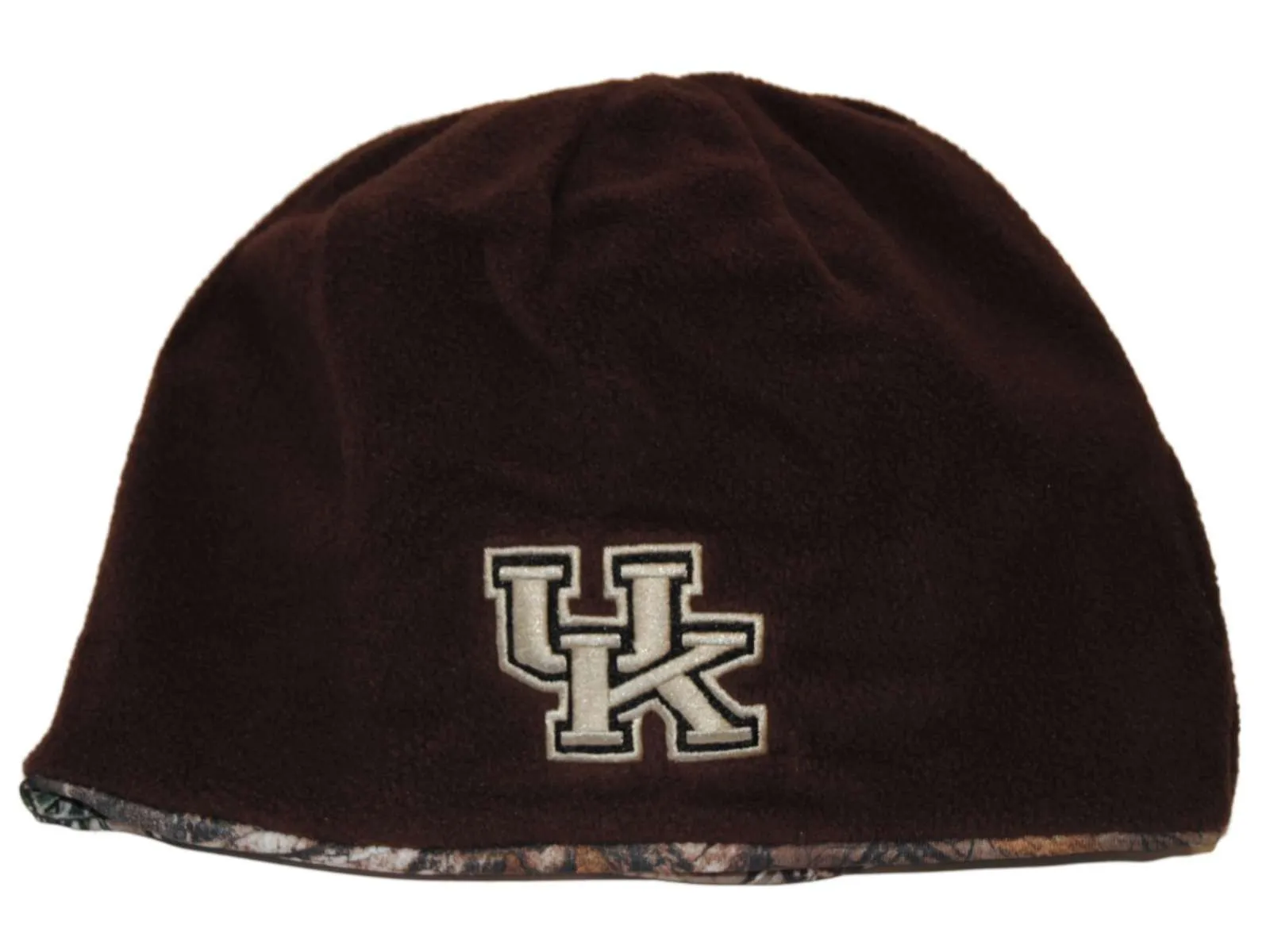 Kentucky Wildcats TOW Camo Brown Trap 1 Reversible Knit Winter Beanie Hat Cap