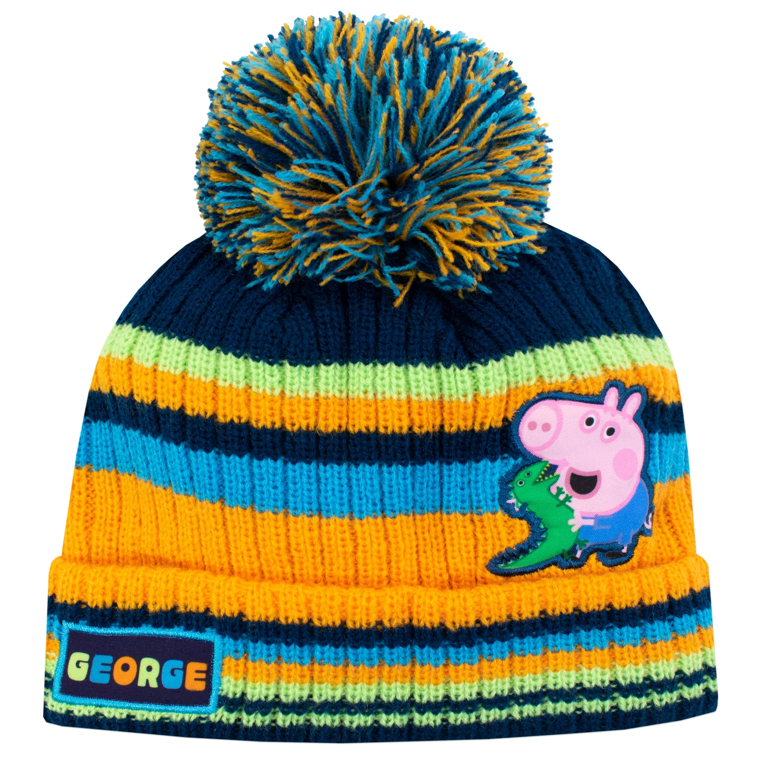 Kids George Pig Winter Hat and Gloves Set