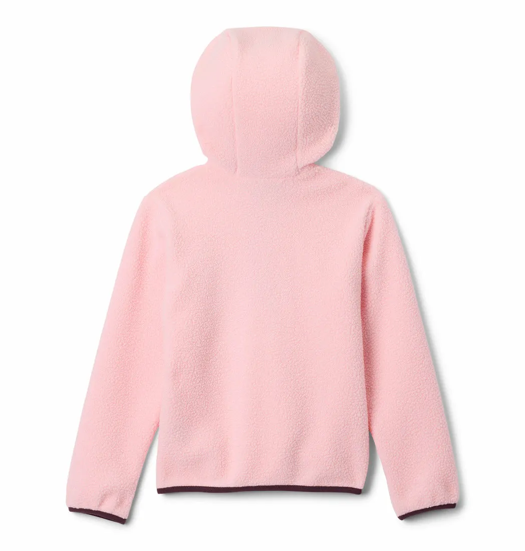 KID'S UNISEX HELVETIA HOODIE - SATIN PINK, PINK ICE (AGES 4 - 8)