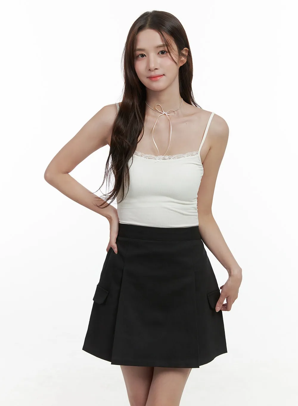 Lace Charm Sleeveless Camisole OS416