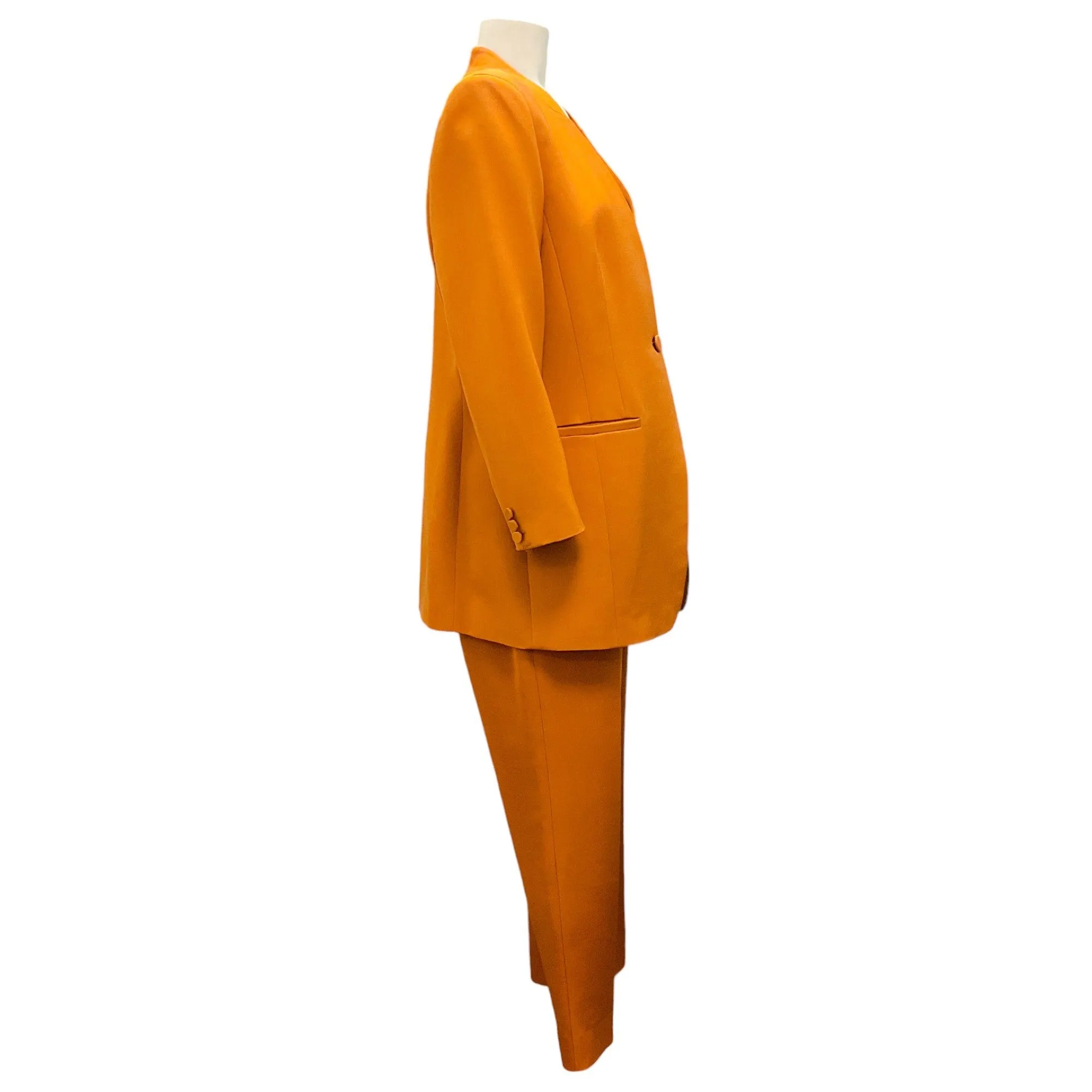 Lafayette 148 New York Copper Wool and Silk Suit Set