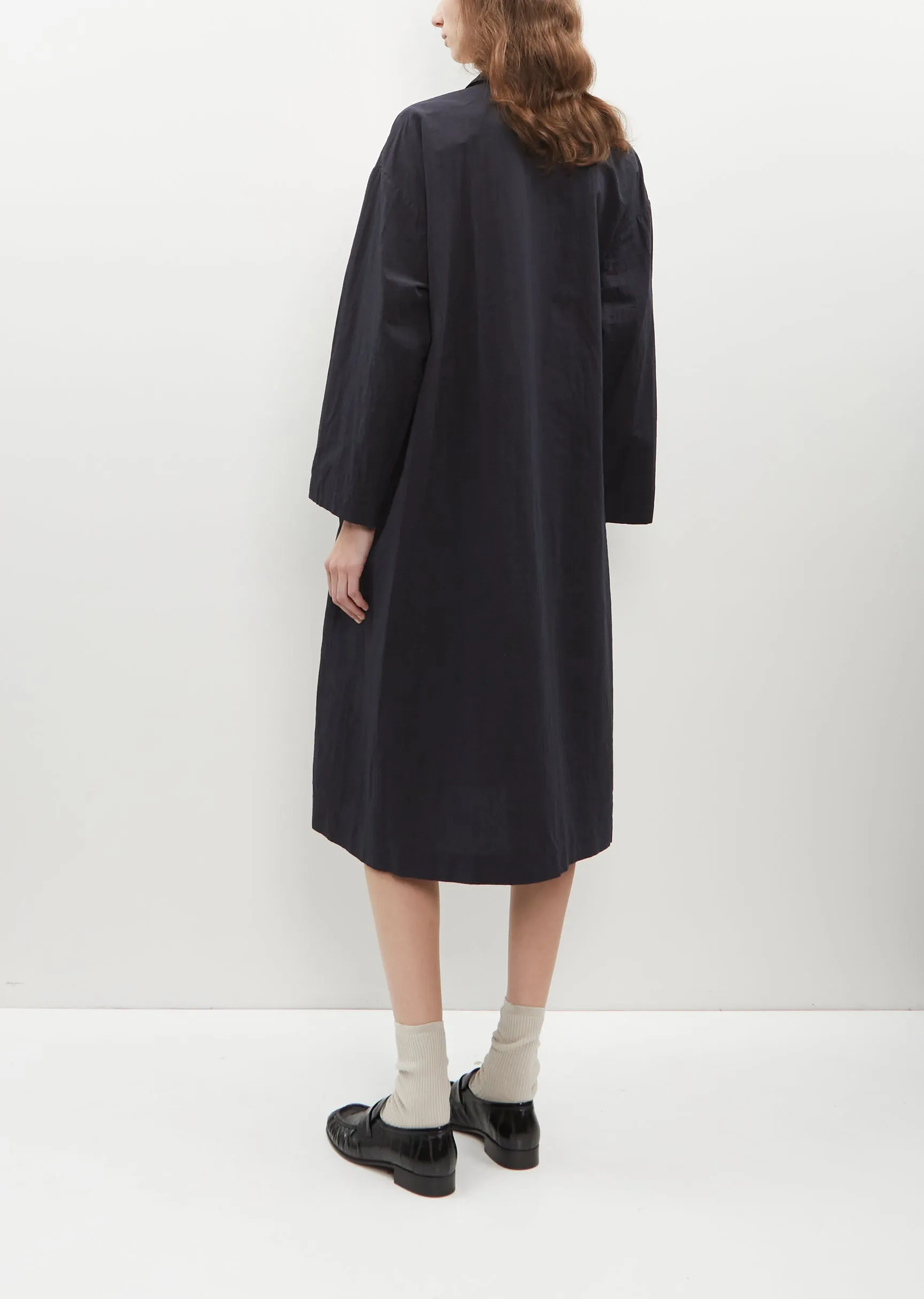 Lapel Collar Gown