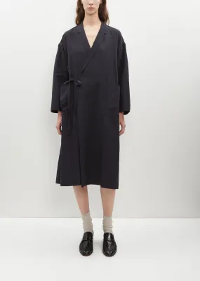 Lapel Collar Gown