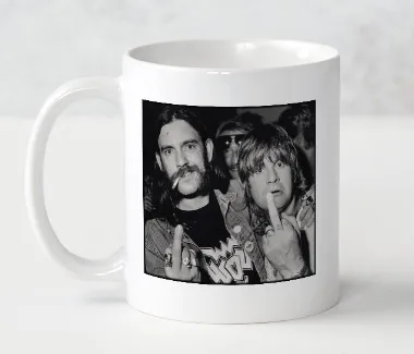 Lemmy and Ozzy mug