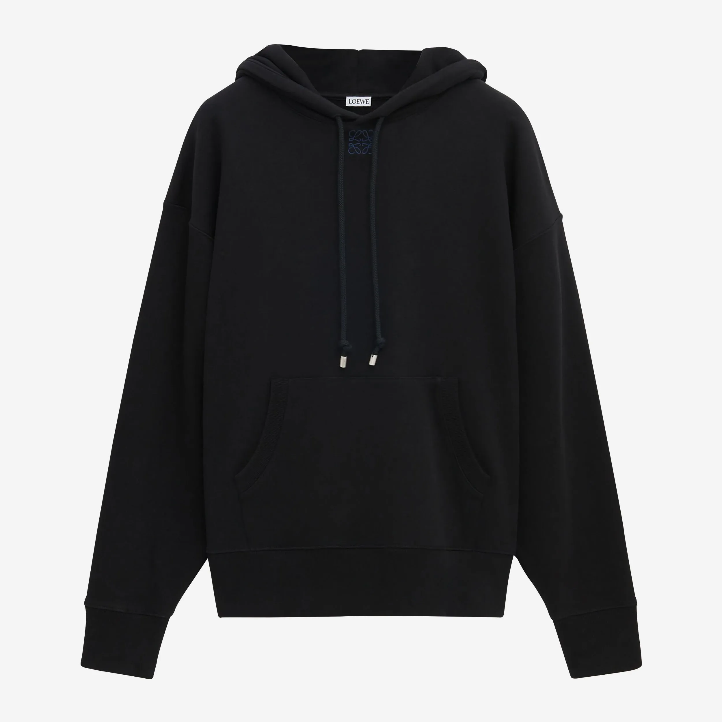 Loewe Anagram Embroidery Cotton Hoodie