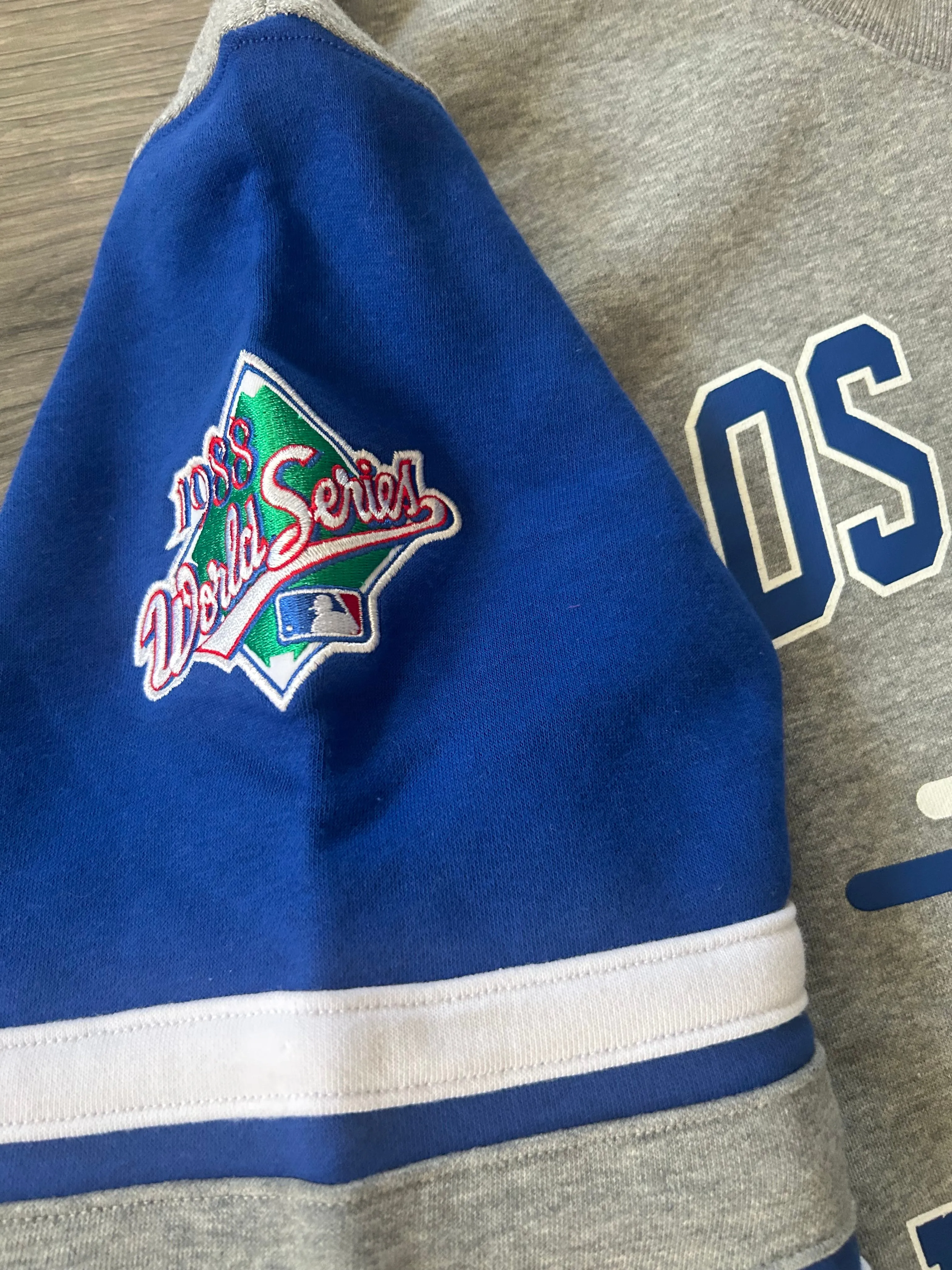 Los Angeles Dodgers Mitchell & Ness All over Crew Vintage Logo pullover