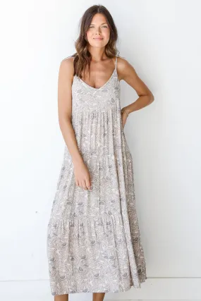 Lovely To Meet You Tiered Maxi Dress