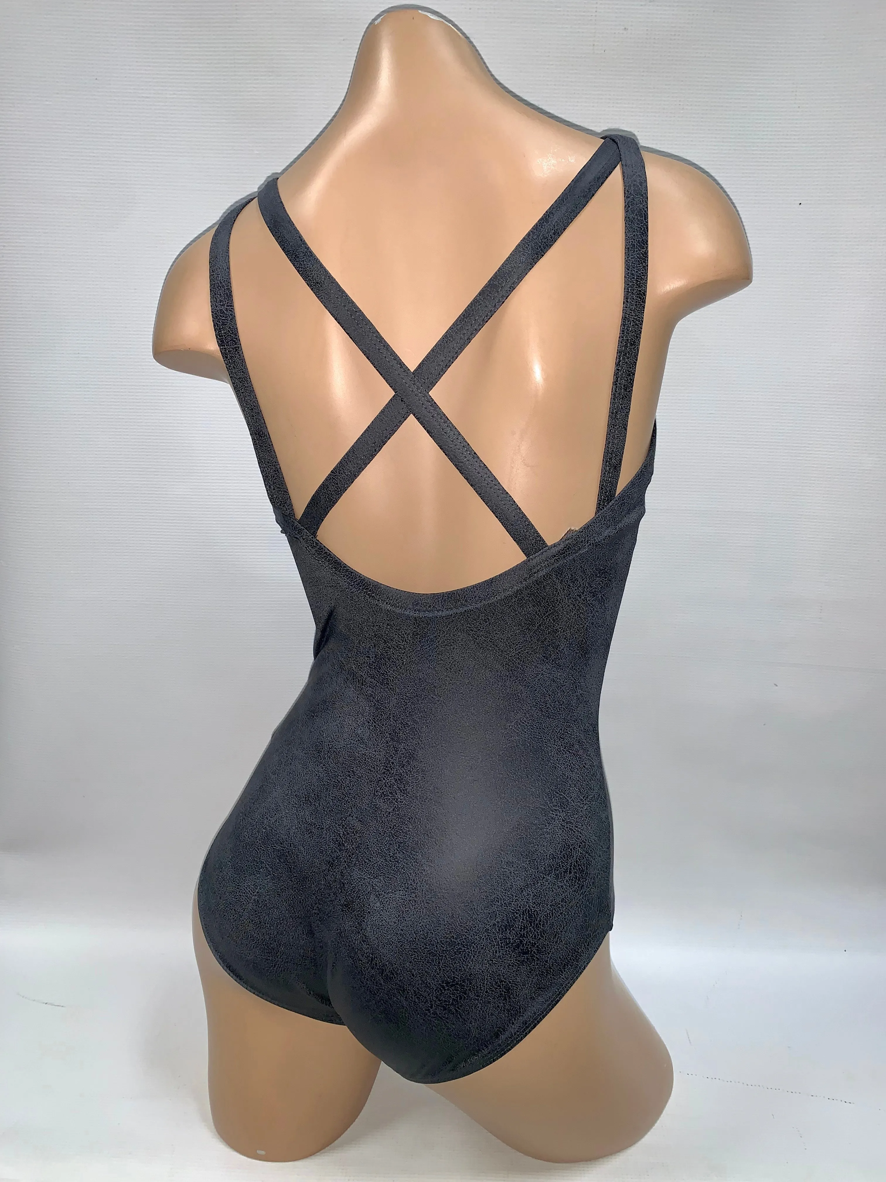 LUF631 Elle High Neck Leotard (FINAL SALE)