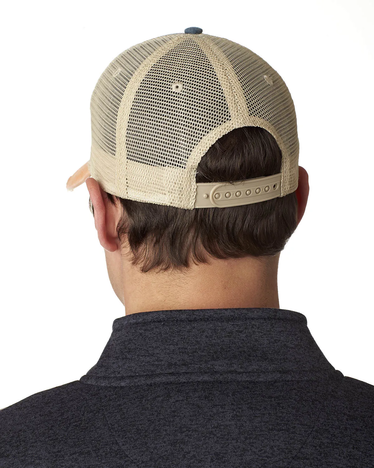 Maine Hat - Distressed Snapback Trucker Hat - Maine Arrow Compass