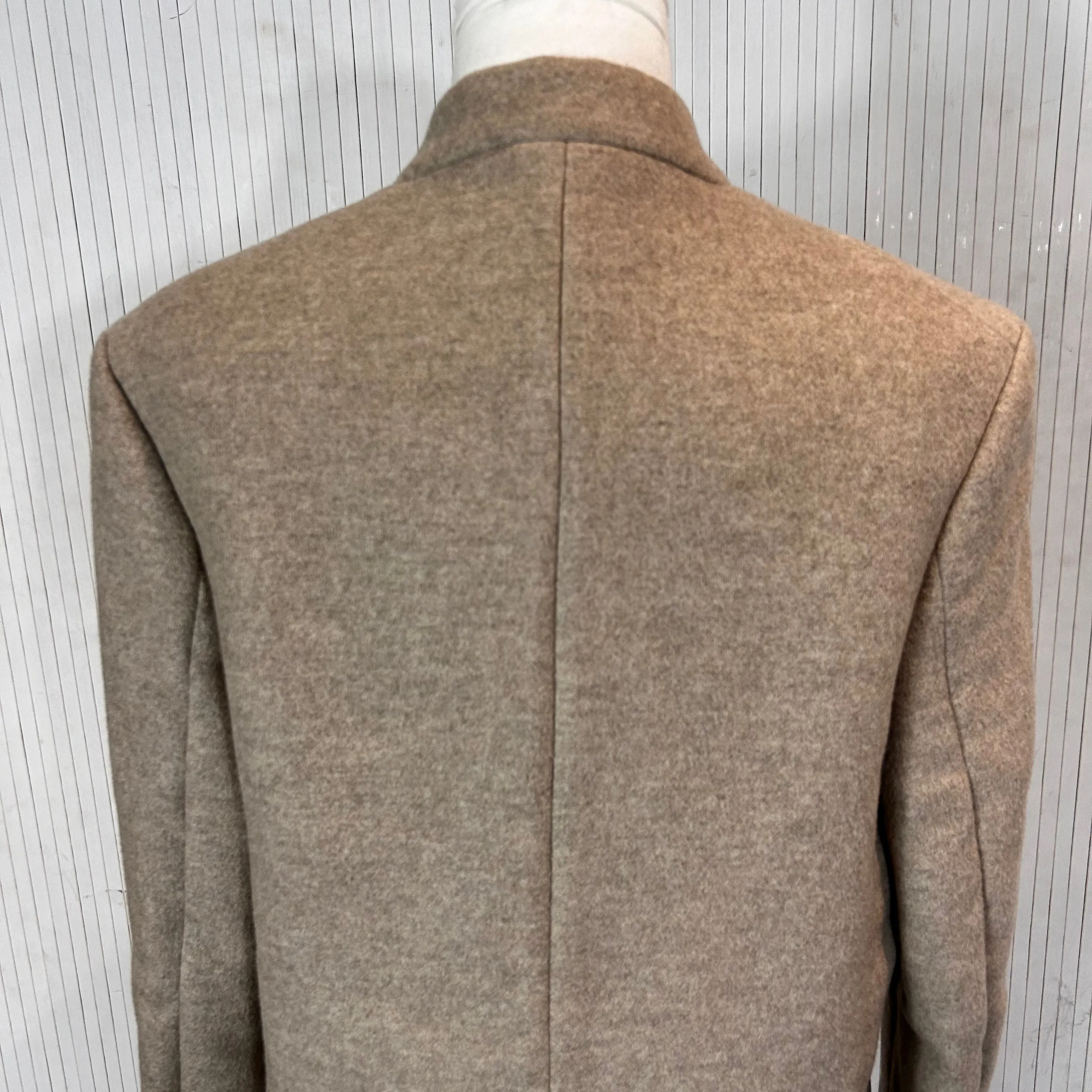 Martin Margiela Oatmeal Pure Cashmere Overcoat L