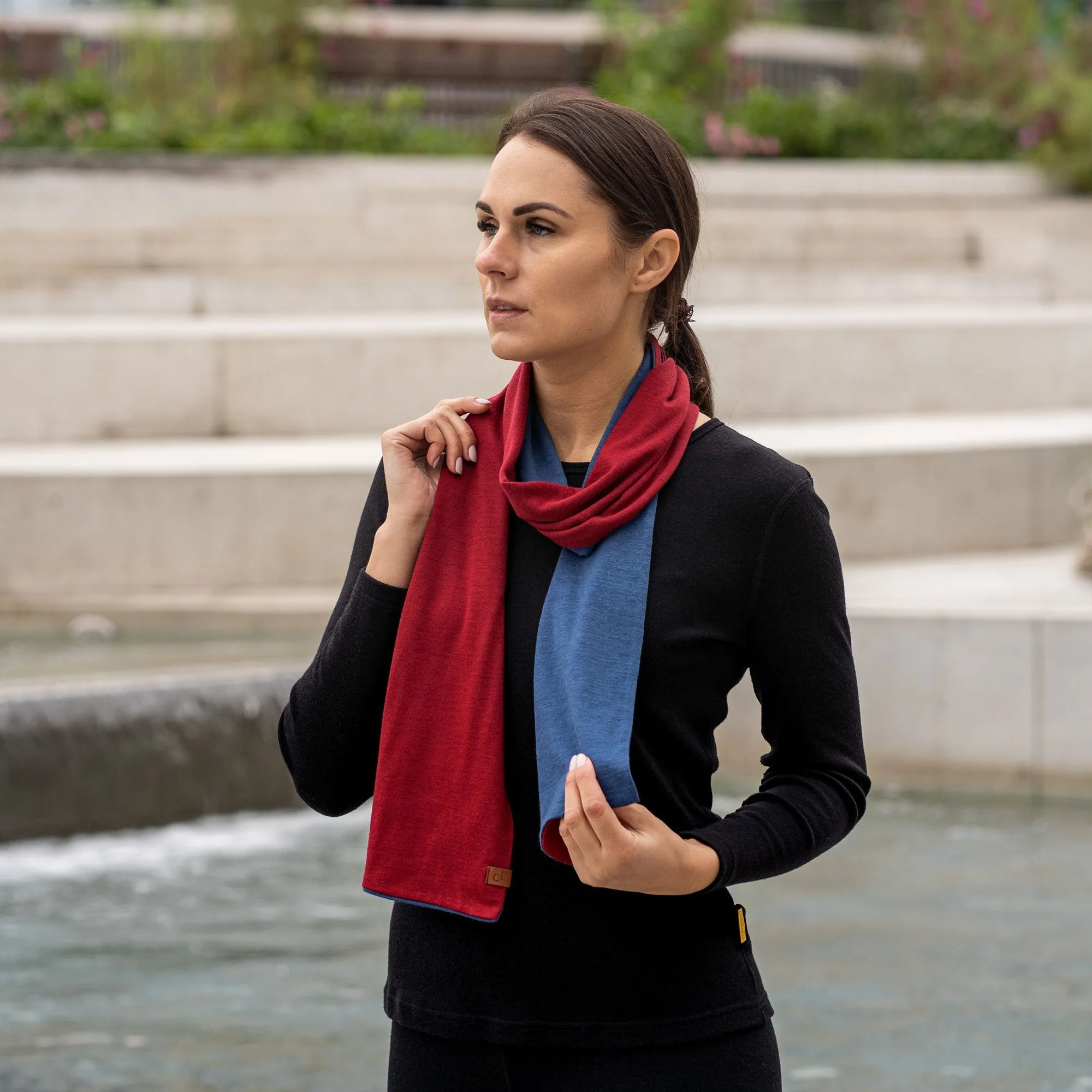 MENIQUE 100% Merino Wool Womens Scarf