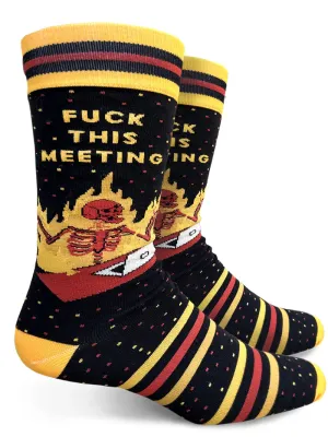 Men's Fuck This Meeting Socks