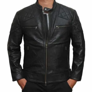 Men's Genuine leather jacket for men, Handmade Stylish Jacket